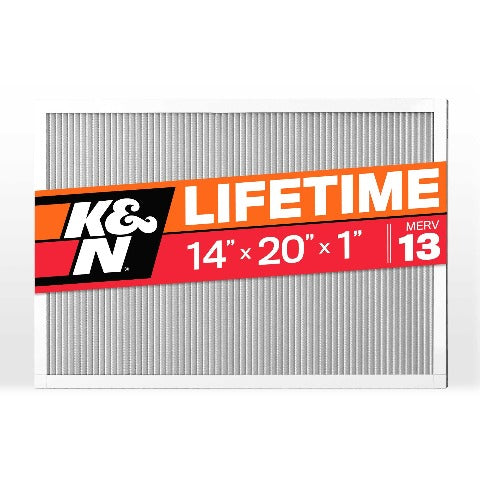 K&N HVC-13-11420 HVAC Filter; 14 x 20 x 1, MERV 13