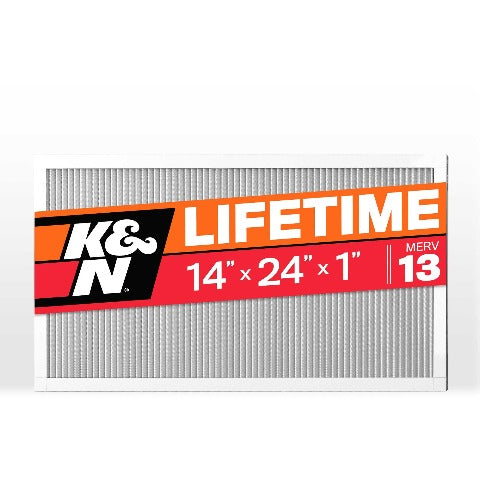 K&N HVC-13-11424 HVAC Filter; 14 x 24 x 1, MERV 13