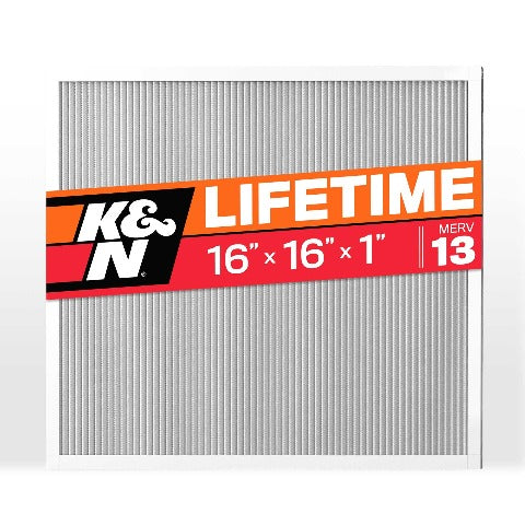 K&N HVC-13-11616 HVAC Filter; 16 x 16 x 1, MERV 13