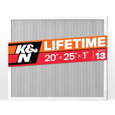 K&N HVC-13-12025 HVAC Filter; 20 x 25 x 1, MERV 13