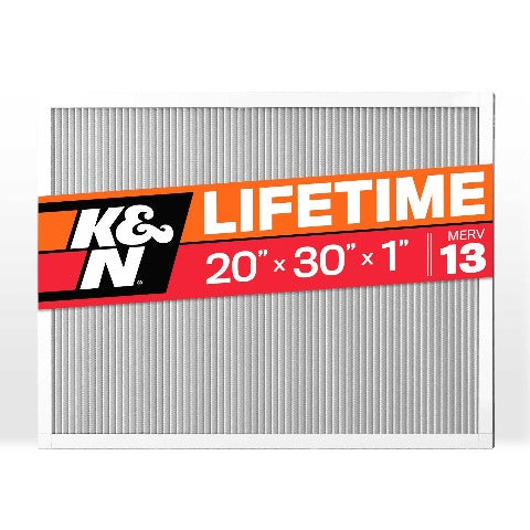 K&N HVC-13-12030 HVAC Filter; 20 x 30 x 1, MERV 13