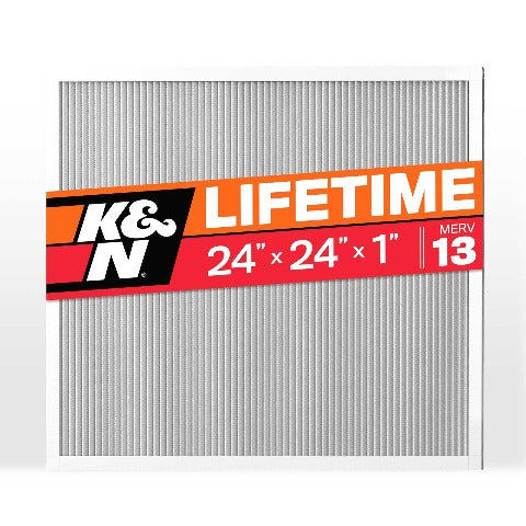 K&N HVC-13-12424 HVAC Filter; 24 x 24 x 1, MERV 13