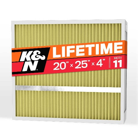 K&N HVC-42025 HVAC Filter; 20 x 25 x 4, MERV 11