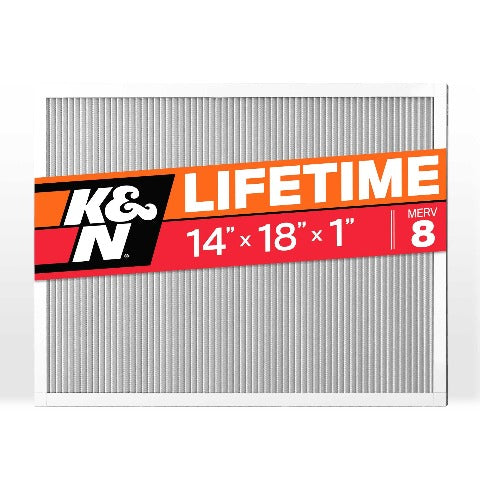 K&N HVC-8-11418 HVAC Filter; 14 x 18 x 1, Merv 8