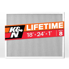 K&N HVC-8-11824 HVAC Filter; 18 x 24 x 1, MERV 8