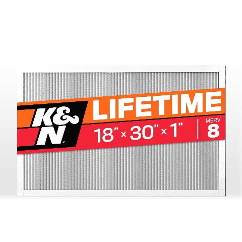 K&N HVC-8-11830 HVAC Filter; 18 x 30 x 1, MERV 8