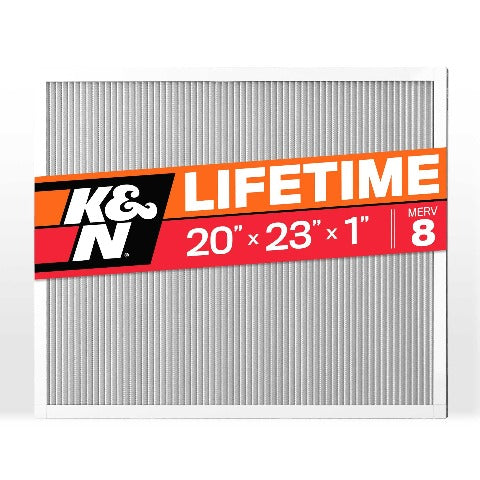 K&N HVC-8-12023 HVAC Filter; 20 x 23 x 1, MERV 8