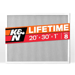 K&N HVC-8-12030 HVAC Filter; 20 x 30 x 1, MERV 8