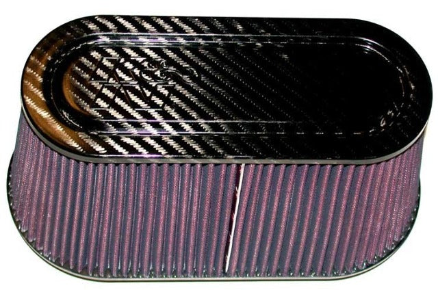 K&N RP-5115 Universal Air Filter-Carbon Fiber Top and Base