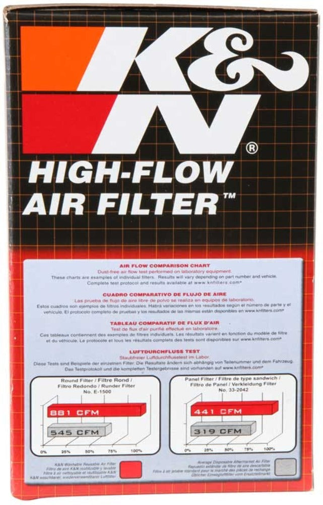 K&N RU-1070 Universal Clamp-On Air Filter