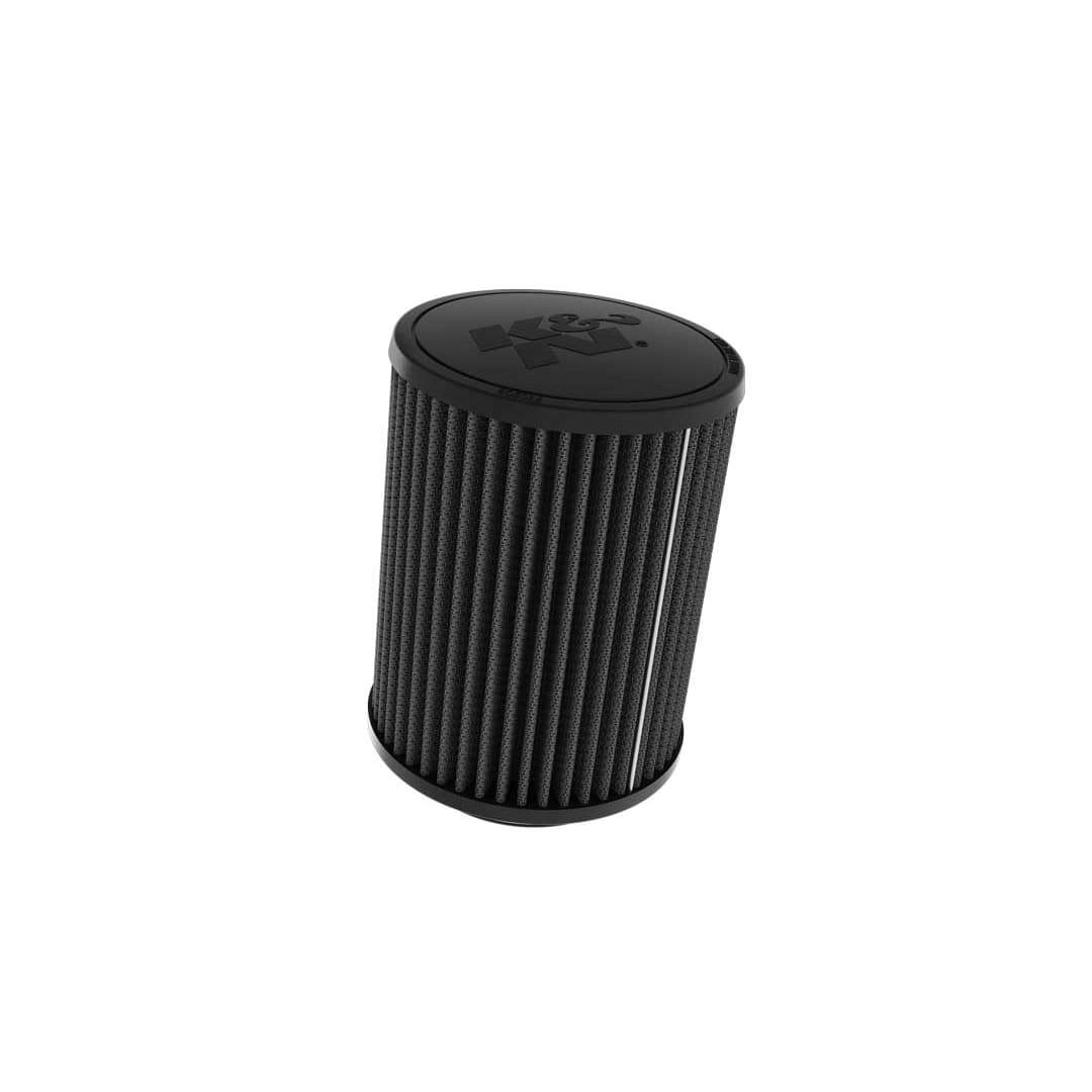 K&N Dryflow Universal Clamp-On Air Filter, 3 in. Flange, 6-1/2 in. Height RU-3128HBK