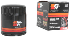 K&N SO-1002 Oil Filter; Spin-On