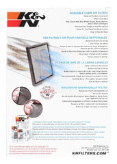 K&N VF2072 Cabin Air Filter