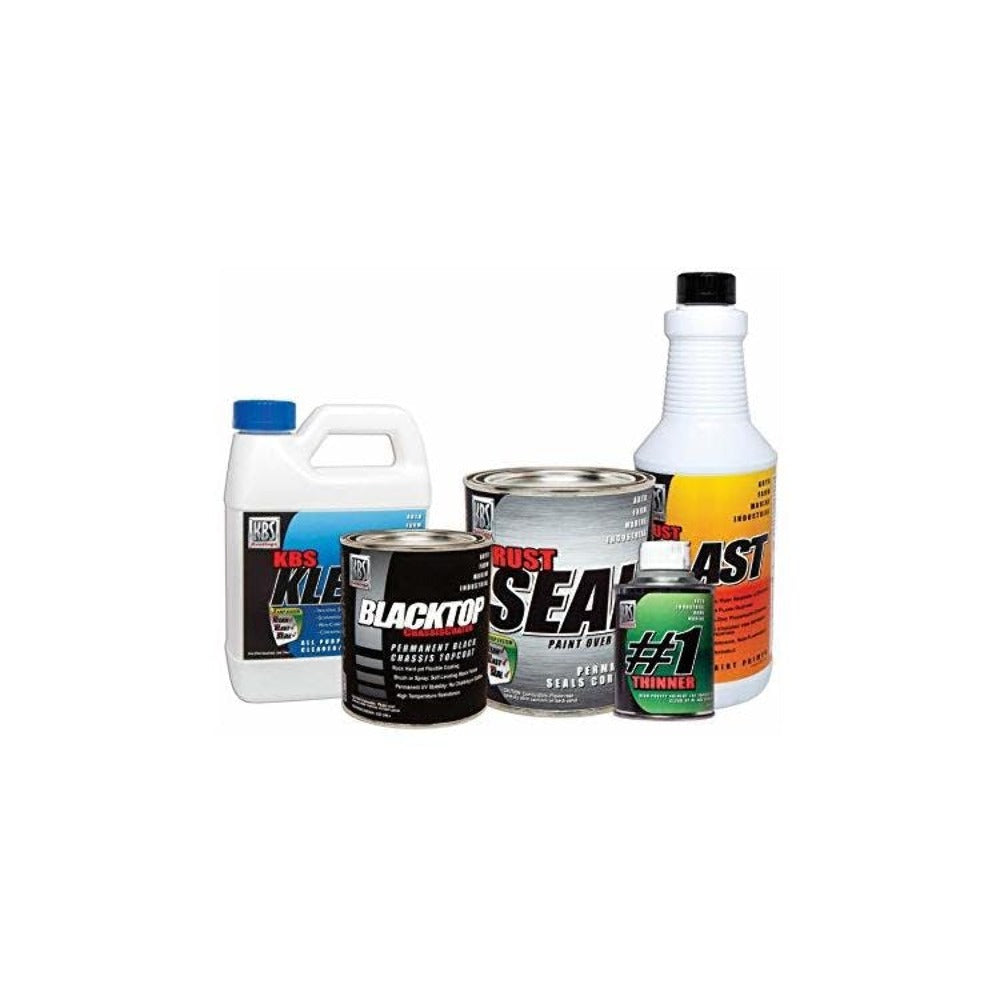 KBS Coatings All-In-One Kit - Oxide Red - Gloss Black 5750601