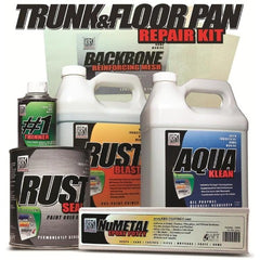 KBS Coatings Trunk and Floorpan Kit - Safety Blue - Black 5901003