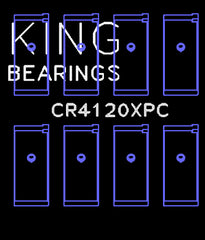 King Engine Bearings Inc CR4120XPC.026 CONNECTING ROD BEARING SET For MITSUBISHI 4G63, 4G64 EVO I-IV, 1992->