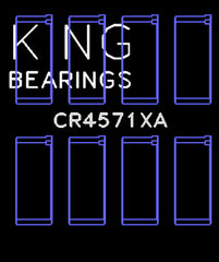 King Engine Bearings Inc CR4571XA0.25 CONNECTING ROD BEARING SET For MITSUBISHI 4D56