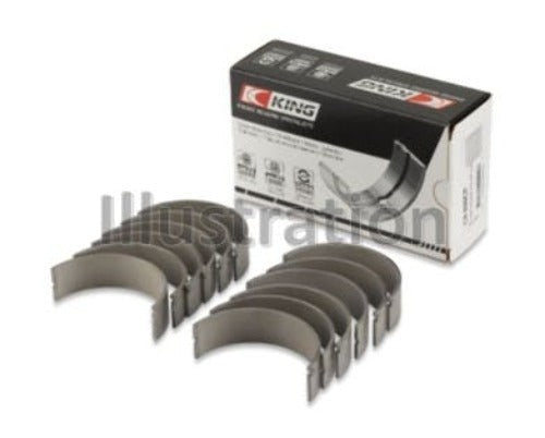 King Engine Bearings Inc CR6876SV CONNECTING ROD BEARING SET For MERCEDES BENZ OM 642 SPUTTER REPLACEMENT