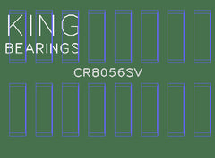King Engine Bearings Inc CR8056SV CONNECTING ROD BEARING SET For FORD 6.7 POWER STROKE V8 DIESEL