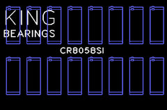 King Engine Bearings Inc CR8058SI CONNECTING ROD BEARING SET For FORD MOD MOTOR 6.2L V8
