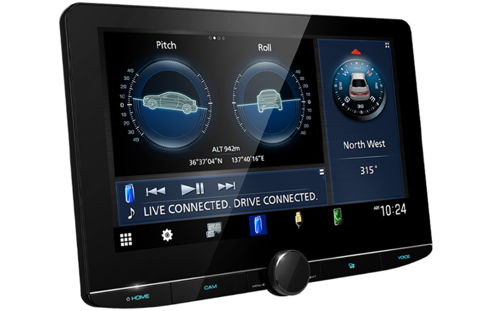 KENWOOD eXcelon Reference 10.1 Inch Direct Replacement Digital Multimedia Receiver DAX1050XR
