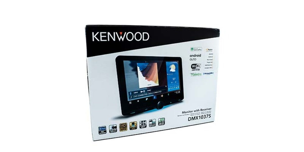 Kenwood DMX1037S 10.1 inch Digital Media Receiver, Apple CarPlay, Android Auto