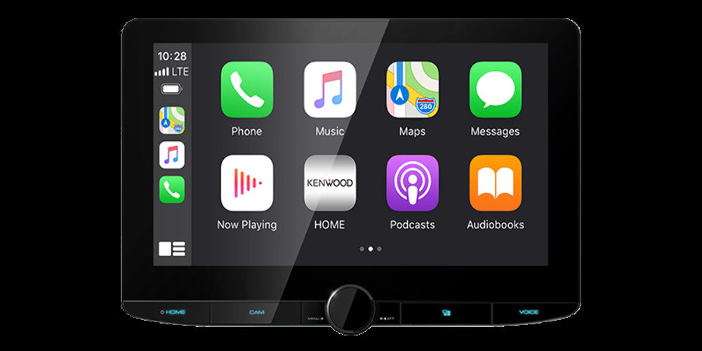 Kenwood DMX1037S 10.1 inch Digital Media Receiver, Apple CarPlay, Android Auto