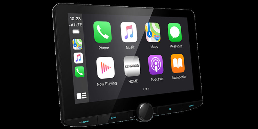 Kenwood DMX1037S 10.1 inch Digital Media Receiver, Apple CarPlay, Android Auto