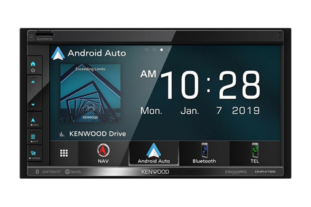 Kenwood DNR476S 2-DIN in-Dash Digital Media Navigation 6.8" Touchscreen Receiver