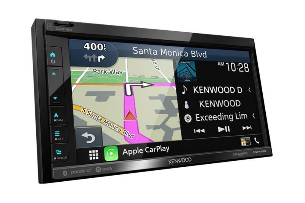 Kenwood DNR476S 2-DIN in-Dash Digital Media Navigation 6.8" Touchscreen Receiver