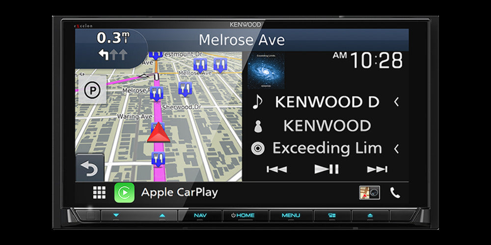 Kenwood Excelon DNX997XR 6.8 in. Navigation DVD Receiver with Bluetooth and HD Radio