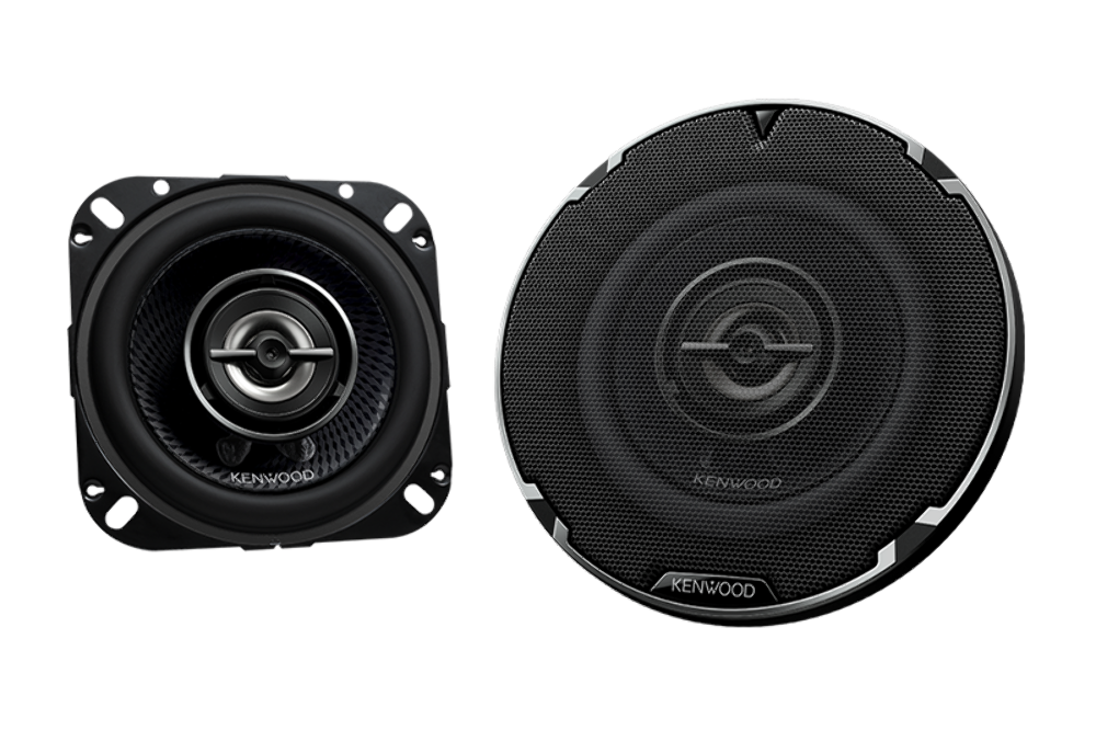 KENWOOD 4 Inch Round 2-Way Car Speakers KFC-1098RS