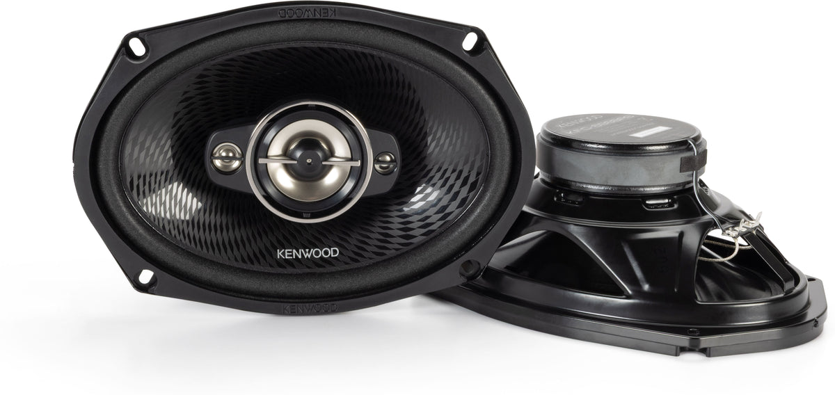 KENWOOD 6x9 Inch Oval 4-Way Car Speakers KFC-6988RS