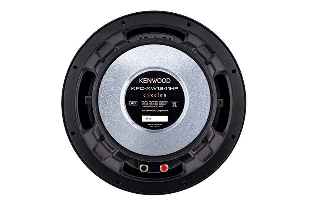 Kenwood Excelon KFC-XW1241HP 12" 4-ohm Component Subwoofer | Peak Power 2000W