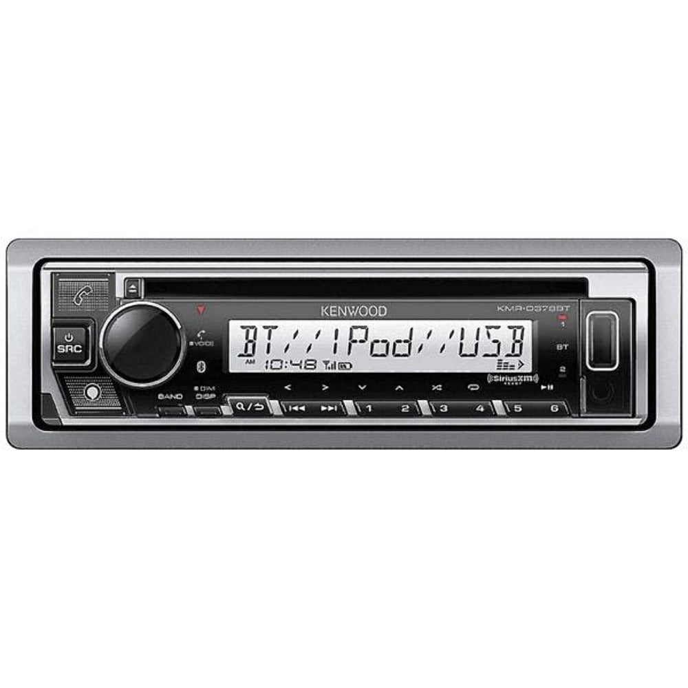 Kenwood KMR-D378BT Marine CD Receiver W.BT/AUX/USB/ALEXA Voice Control/Sirius XM Ready