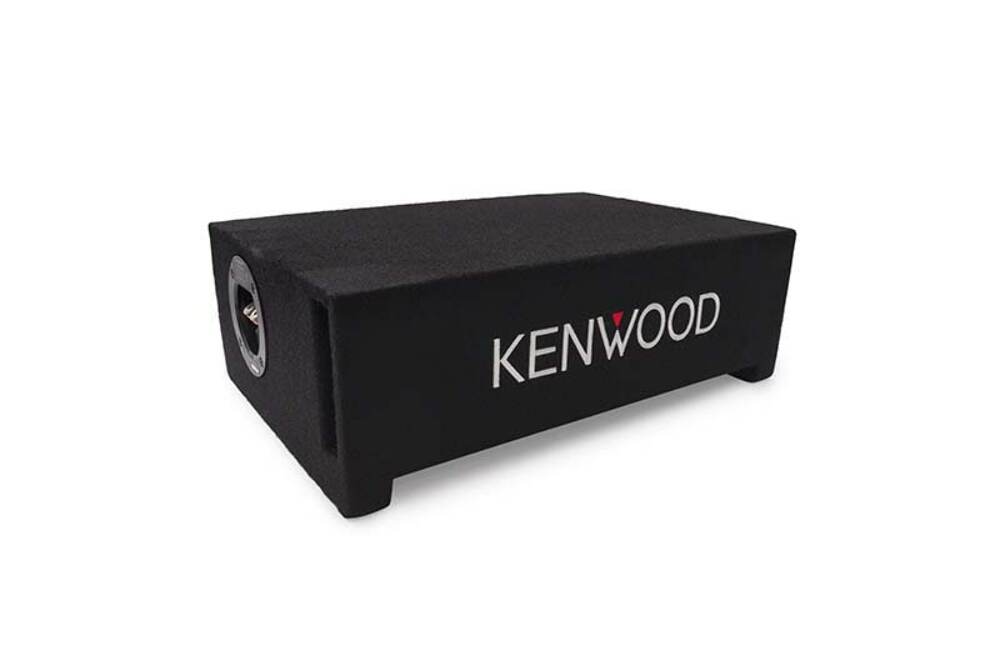 Kenwood P-W804B 8 Inch Oversized Car Audio Loaded Subwoofer in Ported Enclosure