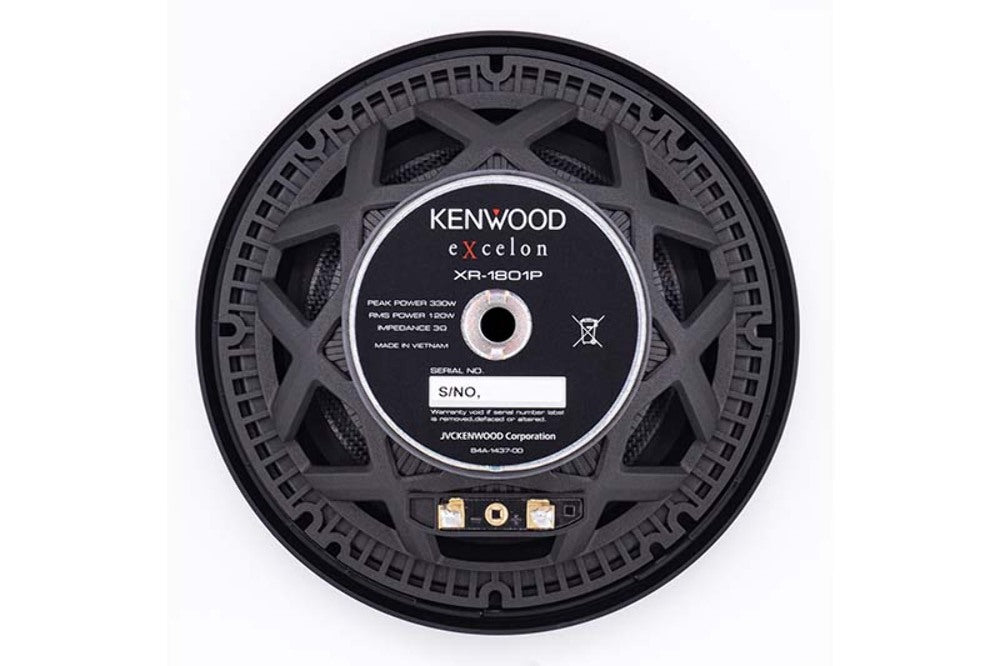 Kenwood XR-1801P Excelon High-Resolution Audio Certified 7" Component Speakers