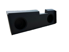 King Boxes 2019-2022 Chevy Silverado / GMC Sierra Crew Cab Dual 10 Inch Sprayed Subwoofer Enclosure AK-G19-10