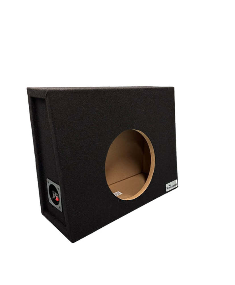 King Boxes Single 10 Inch Wedge Style Truck Subwoofer Enclosure AKT110S