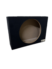 King Boxes Slim Style Sealed 10 Inch Subwoofer Enclosure ASHALLOWS10