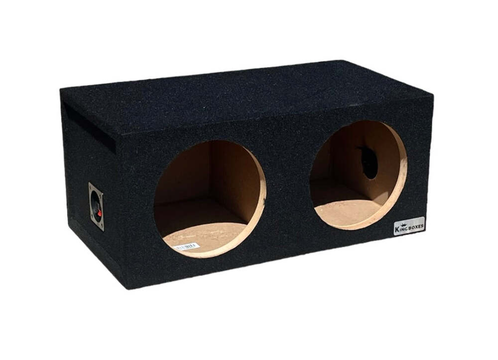 King Boxes Dual 10 Inch Sealed Subwoofer Enclosure D10S