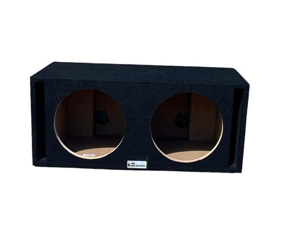 King Boxes Dual 12 Inch Side Ported Subwoofer Enclosure D12DSV