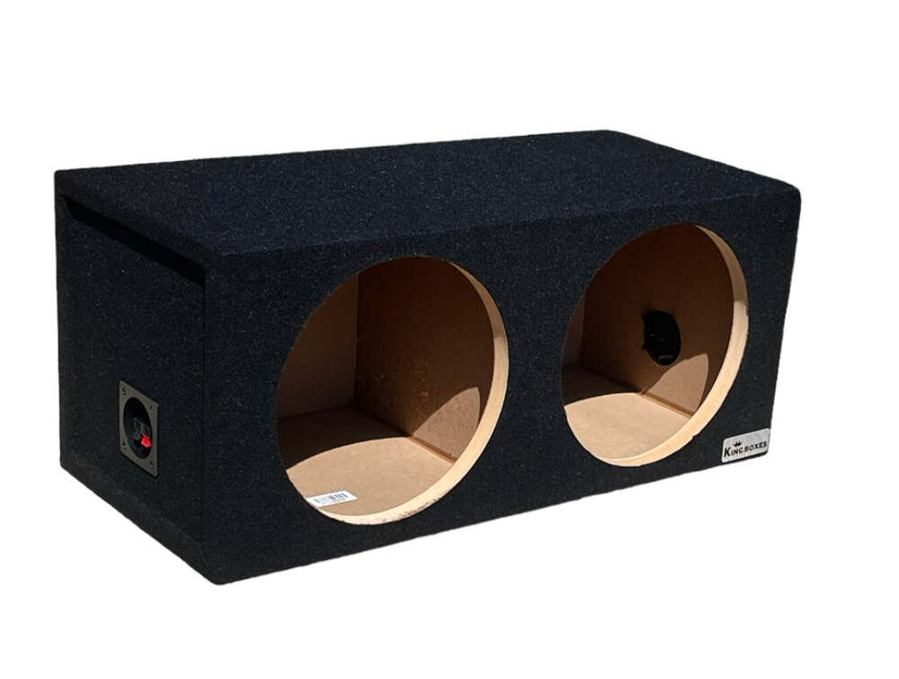 King Boxes Dual 12 Inch Sealed Subwoofer Enclosure D12S