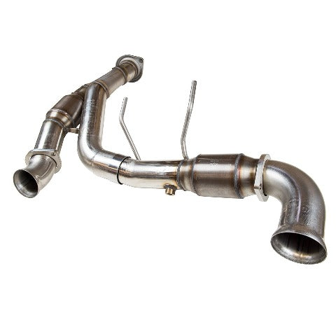 Kooks Custom Headers 13613301 3in. Stainless Steel OEM Exhaust GREEN Catted Y Pipe. Must be used with Kooks He