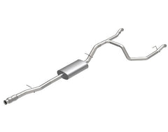 Kooks Custom Headers 28624150 OEM x 3in. Stainless Steel Catback Dual Rear Bumper ExitUses OEM In-Bumper Tips