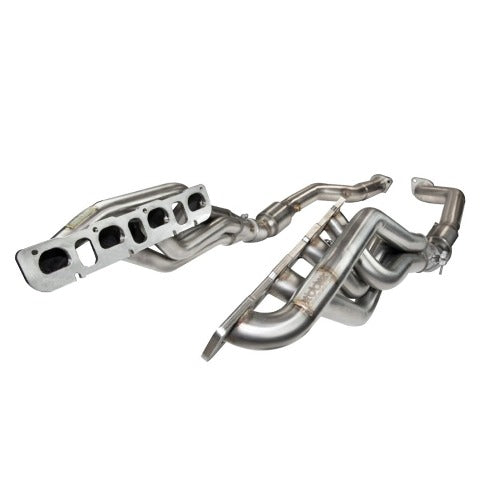 Kooks Custom Headers 3410H631 2in. x 3in. Stainless Steel Longtube Header w/GREEN Catted Connection Pipes(2 Bo