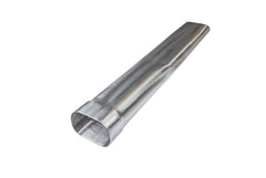 Kooks Custom Headers 62706311 3 1/2in. x 48in. Oval Pipe Tailpipe with 3 1/2in. Oval Slip Joints-Tapered to 1