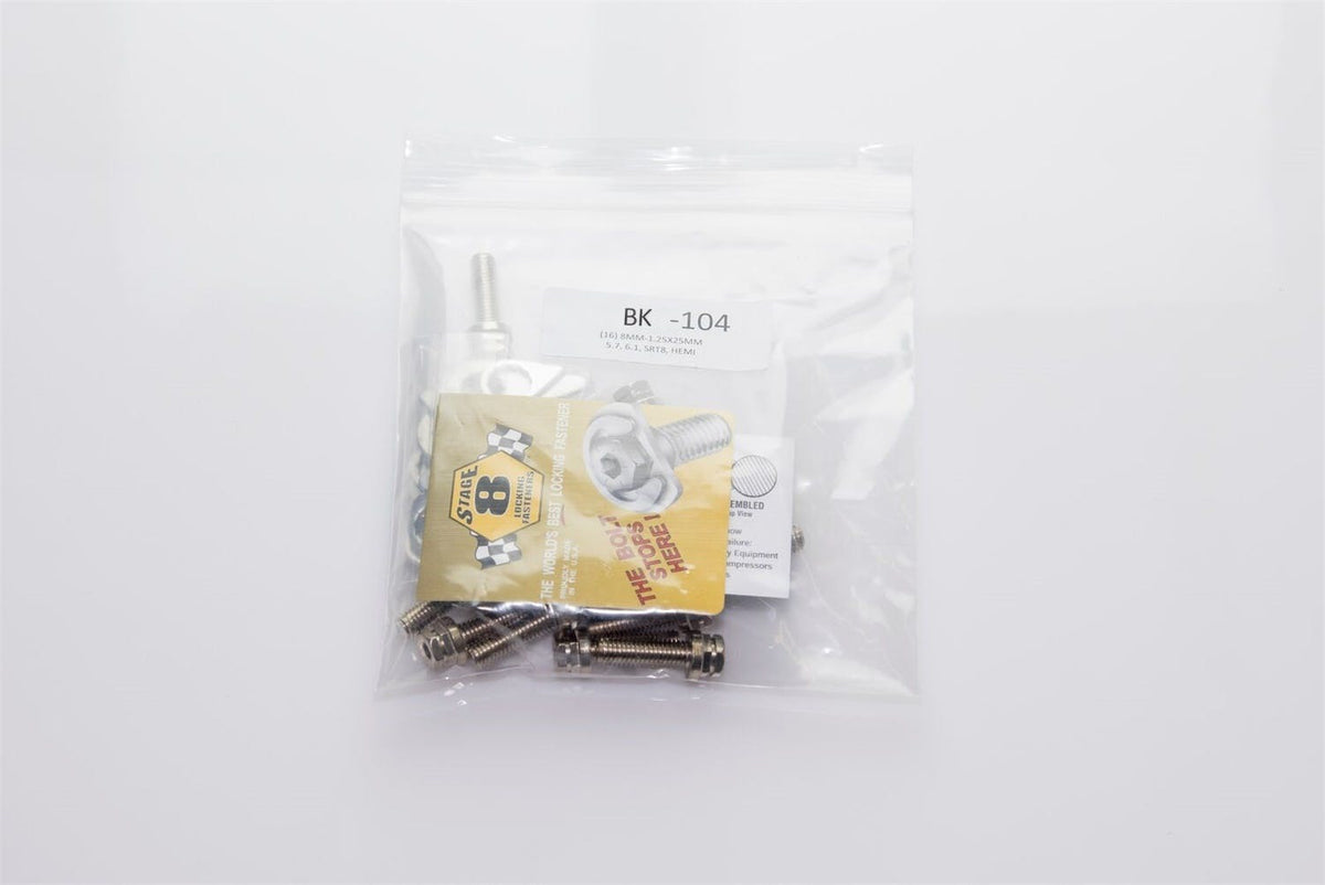 Kooks Custom Headers BK104 Stage 8 Locking Header Bolt Kit