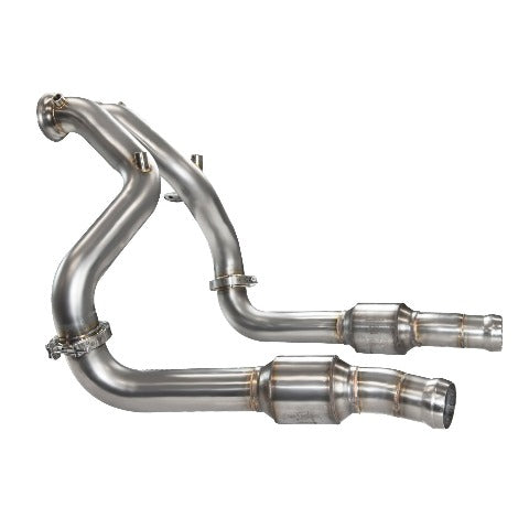 Kooks Custom Headers KE-00005 GREEN Catted Stainless Steel Turbo Down PipesUltra High Performance wide body GR
