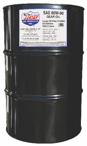 Lucas OIL SAE 80W-90 Heavy Duty Gear Oil 55 gal. Drum 20069